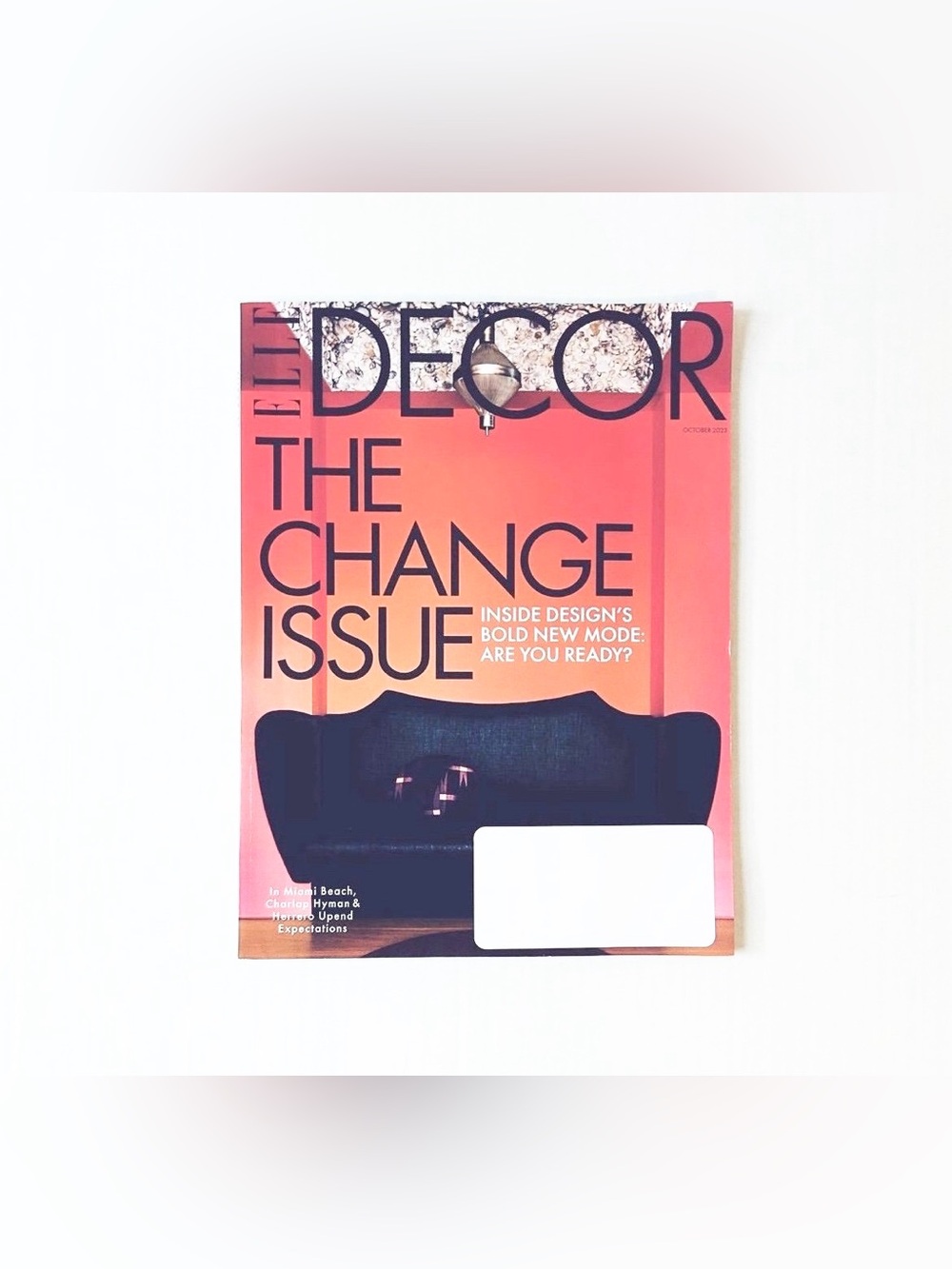 ⭐️5 For 25⭐️ Elle Decor Magazine - October 2023 - The Change Issue